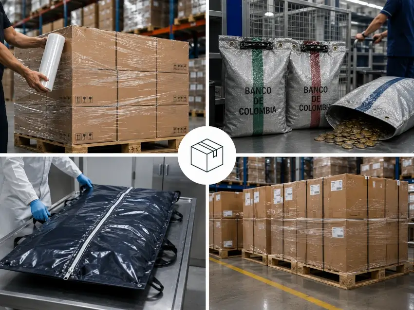 Aplicaciones de productos plásticos para embalaje y transporte